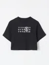 MM6 MAISON MARGIELA T-SHIRT MM6 MAISON MARGIELA KIDS COLOR BLACK,F85661002