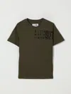 Mm6 Maison Margiela T-shirt  Kids Color Green
