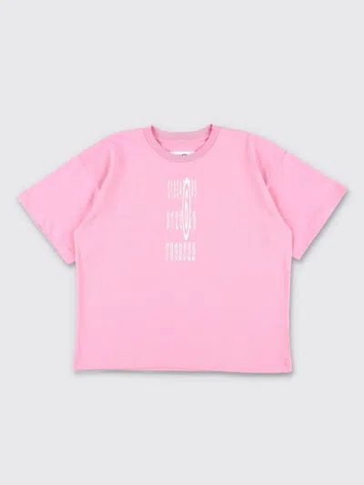 Mm6 Maison Margiela Kids' T-shirt  Kinder Farbe Pink