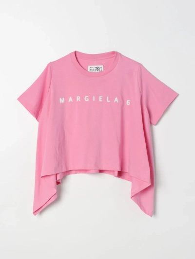 Mm6 Maison Margiela Kids' T恤  儿童 颜色 粉色 In Pink