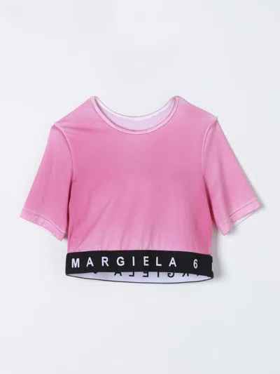Mm6 Maison Margiela T-shirt  Kids Colour Pink