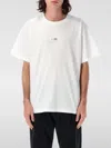 Mm6 Maison Margiela Cotton Crew-neck T-shirt With Numeric Signature Patch In White