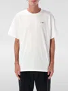 Mm6 Maison Margiela Mm6 By Maison Margiela Relaxed-fit Crew Neck T-shirt With Graphic Print In White