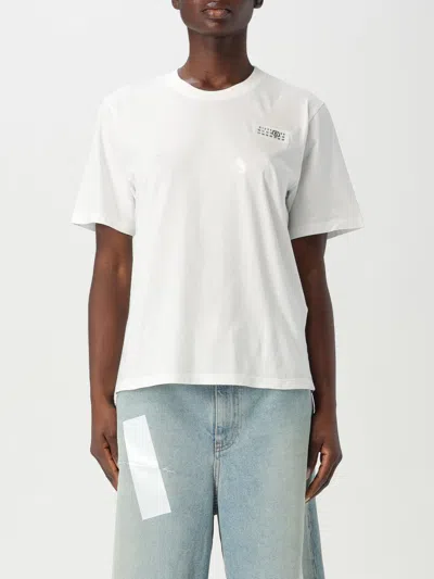 MM6 MAISON MARGIELA T-SHIRT MM6 MAISON MARGIELA WOMAN COLOR WHITE,G52437001
