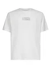 Mm6 Maison Margiela Cotton T-shirt With Number Graphics In White