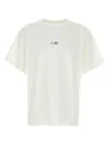 Mm6 Maison Margiela Numeric Signature Cotton T-shirt In Neutral