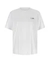 Mm6 Maison Margiela T-shirt Numeric Signature Optic White In White