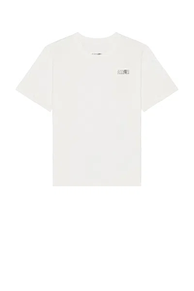Mm6 Maison Margiela T-shirt In Off White