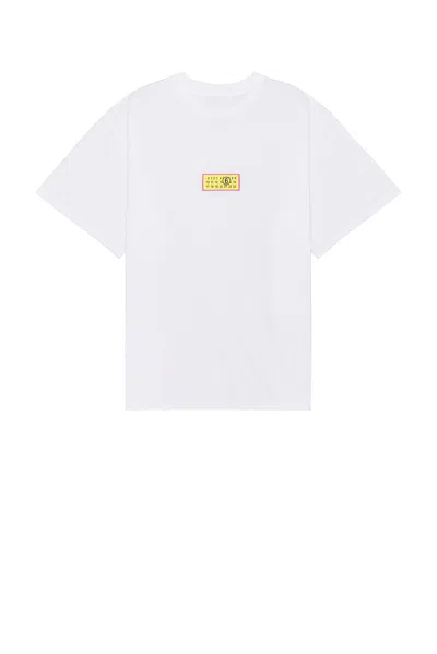Mm6 Maison Margiela T-shirt In White