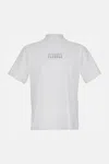 Mm6 Maison Margiela Cotton T-shirt With Number Graphics In White