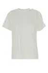 Mm6 Maison Margiela White Pin-detail Cotton T-shirt In White