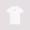 Mm6 Maison Margiela Numeric Cotton Jersey T-shirt In White