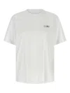 Mm6 Maison Margiela T-shirt Numeric Signature Optic White In White