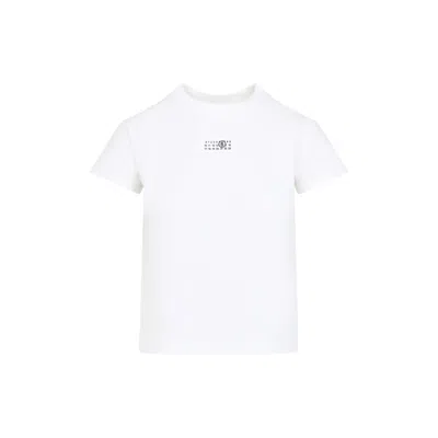 Mm6 Maison Margiela T-shirt In White