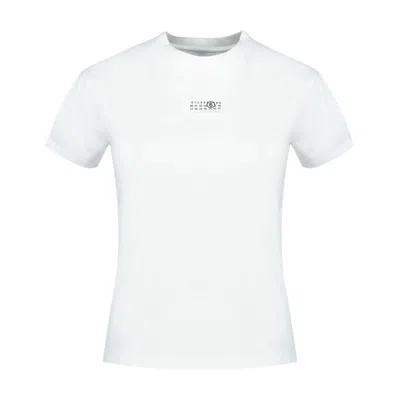 Mm6 Maison Margiela T-shirt In White