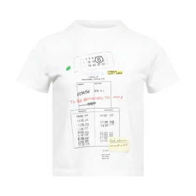 Pre-owned Mm6 Maison Margiela T-shirt 'white' | Women's Size M