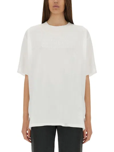 MM6 MAISON MARGIELA MM6 MAISON MARGIELA T-SHIRT WITH LOGO