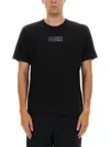 Mm6 Maison Margiela Numeric Signature Mm6 T-shirt Black In Black