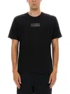 Mm6 Maison Margiela Numeric Signature Mm6 T-shirt Black In Black