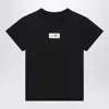 Mm6 Maison Margiela T-shirt With Numeric Signature Patch In Black