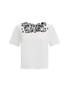 Mm6 Maison Margiela V-neck T-shirt