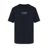 Mm6 Maison Margiela Numeric Signature Mm6 T-shirt Black In Black