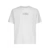 Mm6 Maison Margiela Cotton T-shirt With Number Graphics In White