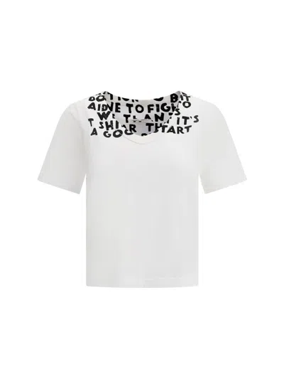 Mm6 Maison Margiela T-shirts In White