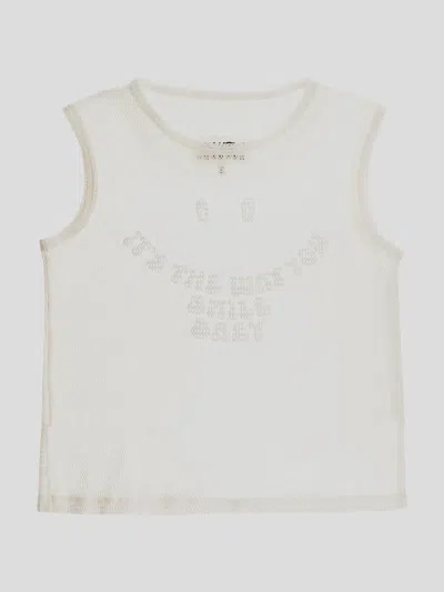Mm6 Maison Margiela T-shirts And Polos In White