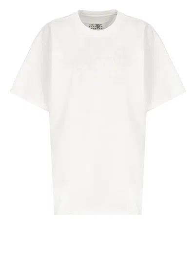 Mm6 Maison Margiela T-shirts And Polos In White
