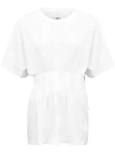 Mm6 Maison Margiela T-shirts And Polos In White