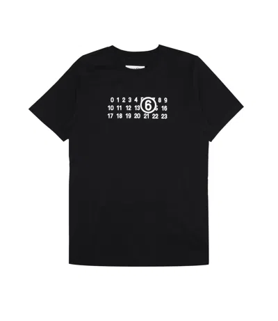 Mm6 Maison Margiela T Shirts And Polos Black