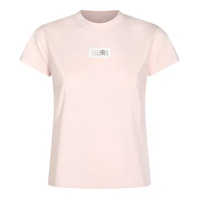Mm6 Maison Margiela T-shirts And Polos In Pink