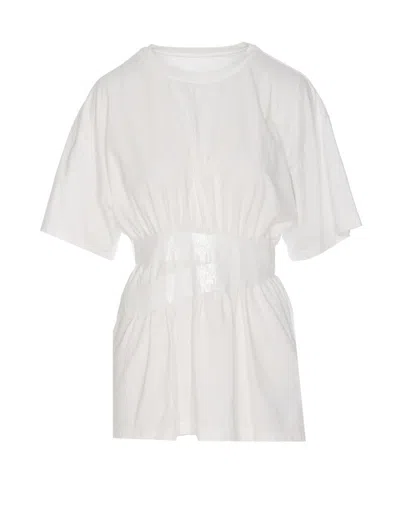Mm6 Maison Margiela T-shirts And Polos In White