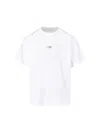 Mm6 Maison Margiela Cotton Crew-neck T-shirt With Numeric Signature Patch In White