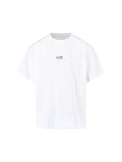 Mm6 Maison Margiela T-shirts And Polos In White