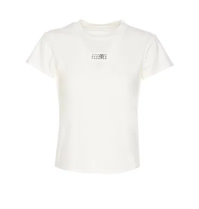 Mm6 Maison Margiela T-shirts And Polos In White
