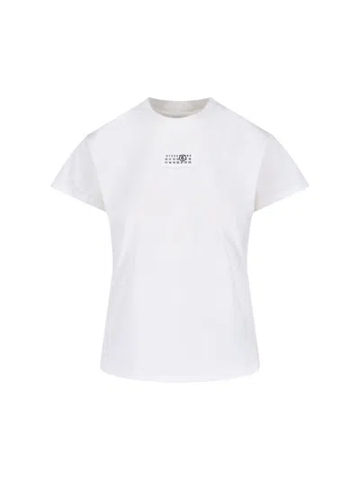 Mm6 Maison Margiela T-shirts And Polos In White