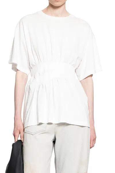 Mm6 Maison Margiela T-shirts & Tank Tops In Gray