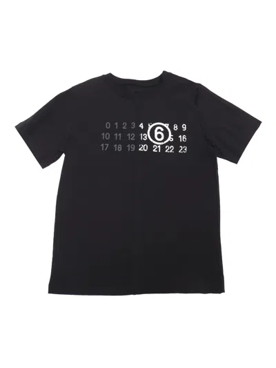 Mm6 Maison Margiela T-shirts In Black