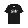Mm6 Maison Margiela Graphic-print T-shirt In Black
