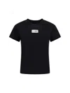 Mm6 Maison Margiela Numeric Signature Mm6 T-shirt In Black