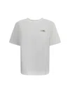 Mm6 Maison Margiela Mm6 By Maison Margiela Relaxed-fit Cotton T-shirt With Subtle Logo Detail In White