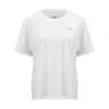 Mm6 Maison Margiela Mm6 By Maison Margiela Relaxed-fit Cotton T-shirt With Subtle Logo Detail In White