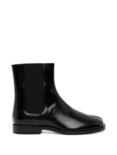 Mm6 Maison Margiela Tabi Chelsea Boots In Black