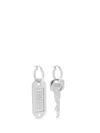Mm6 Maison Margiela Mm6 By Maison Margiela Tag And Key Earrings