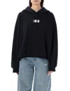 Mm6 Maison Margiela Numeric Hoodie In Black