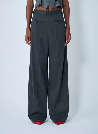 MM6 MAISON MARGIELA TAILORED BACK-TO-FRONT PANTS