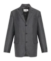 Mm6 Maison Margiela Tailored Blazer In Gray