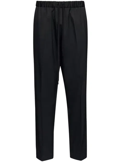 MM6 MAISON MARGIELA DRAWSTRING CROPPED TROUSERS